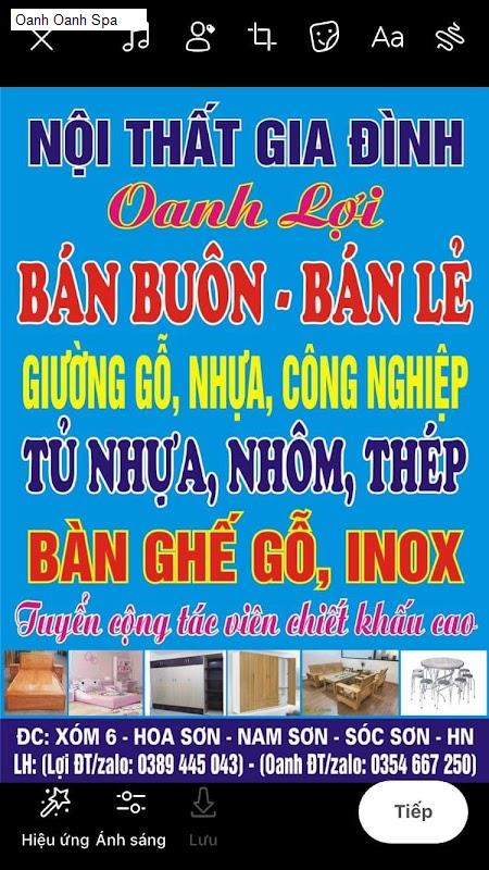 Bảng giá Oanh Oanh Spa
