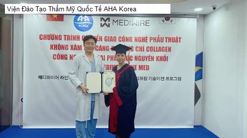 Bảng giá Viện Đào Tạo Thẩm Mỹ Quốc Tế AHA Korea